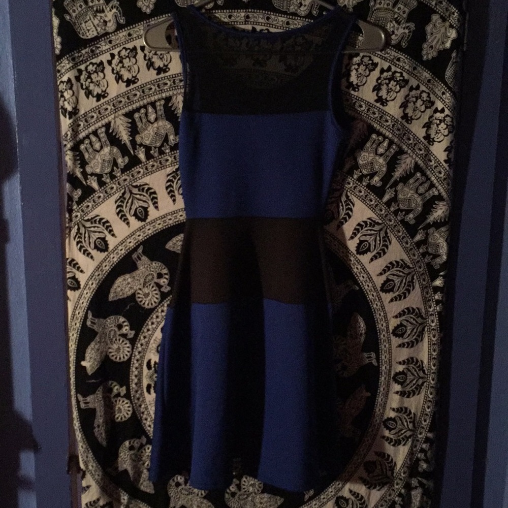 Black and Blue Dress